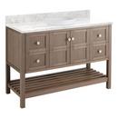 Signature Hardware Ash Brown 48 in. Floor Mount Vanity 
