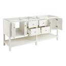 Signature Hardware Soft White 72 in. Floor Mount Vanity 