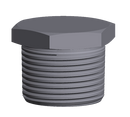 Threaded 6000# Domestic Forged Steel Hex Plug 