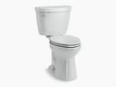 KOHLER Ice&trade; Grey 1.6 gpf Elongated Two Piece Toilet 