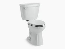 1.6 gpf Elongated Two Piece Toilet in Ice&trade; Grey