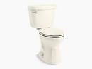 KOHLER Biscuit 1.6 gpf Elongated Two Piece Toilet 