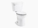 1.6 gpf Elongated Two Piece Toilet in White