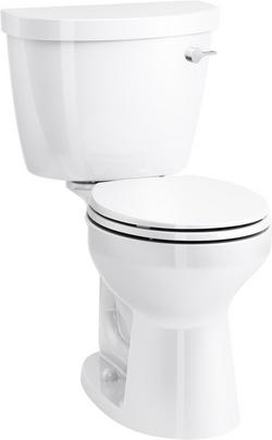 1.6 gpf Elongated Two Piece Toilet in White