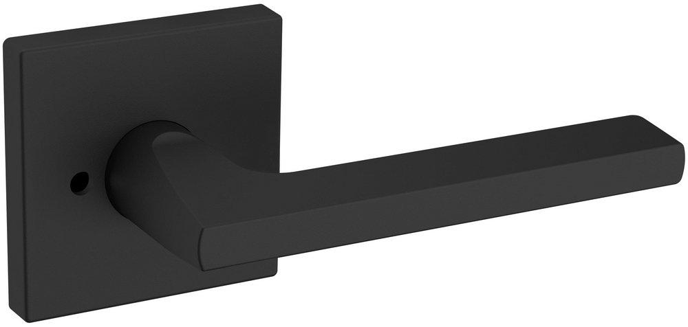 Baldwin Satin Black Privacy Lever 