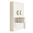 Single Handle Pressure Balancing Valve Trim Set in Brushed Nickel - 1/2 in. Valve Included 