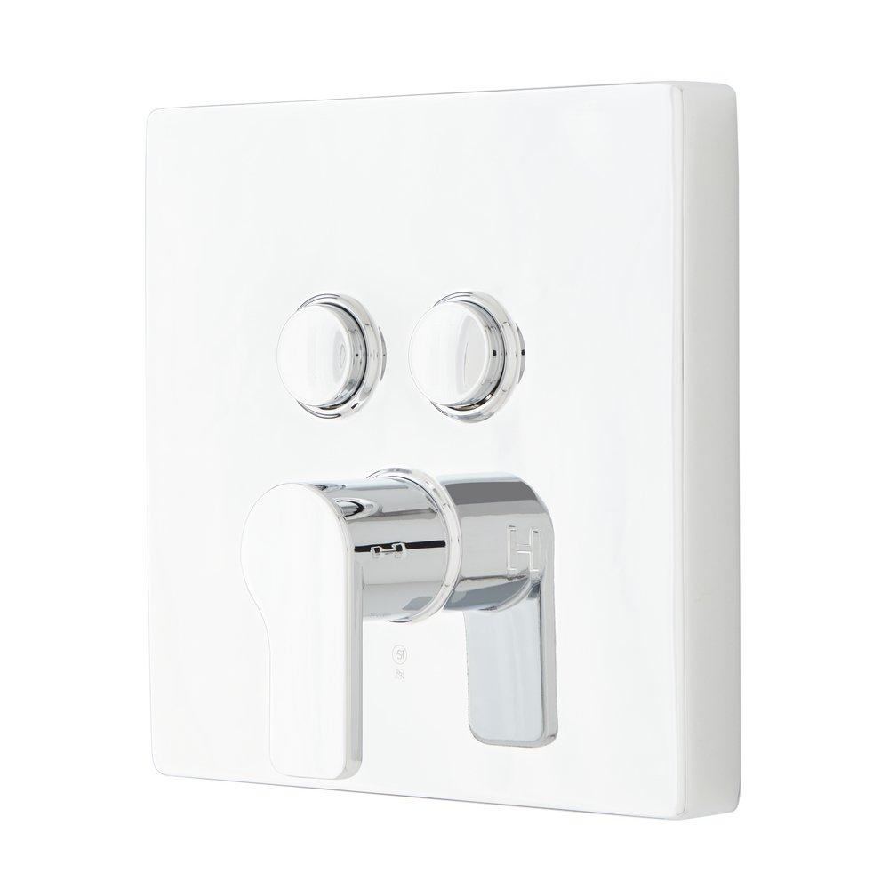 Single Handle Pressure Balancing Valve Trim Set in Polished Chrome - 1/2 in. Valve Included 