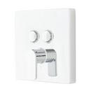 Single Handle Pressure Balancing Valve Trim Set in Polished Chrome - 1/2 in. Valve Included 