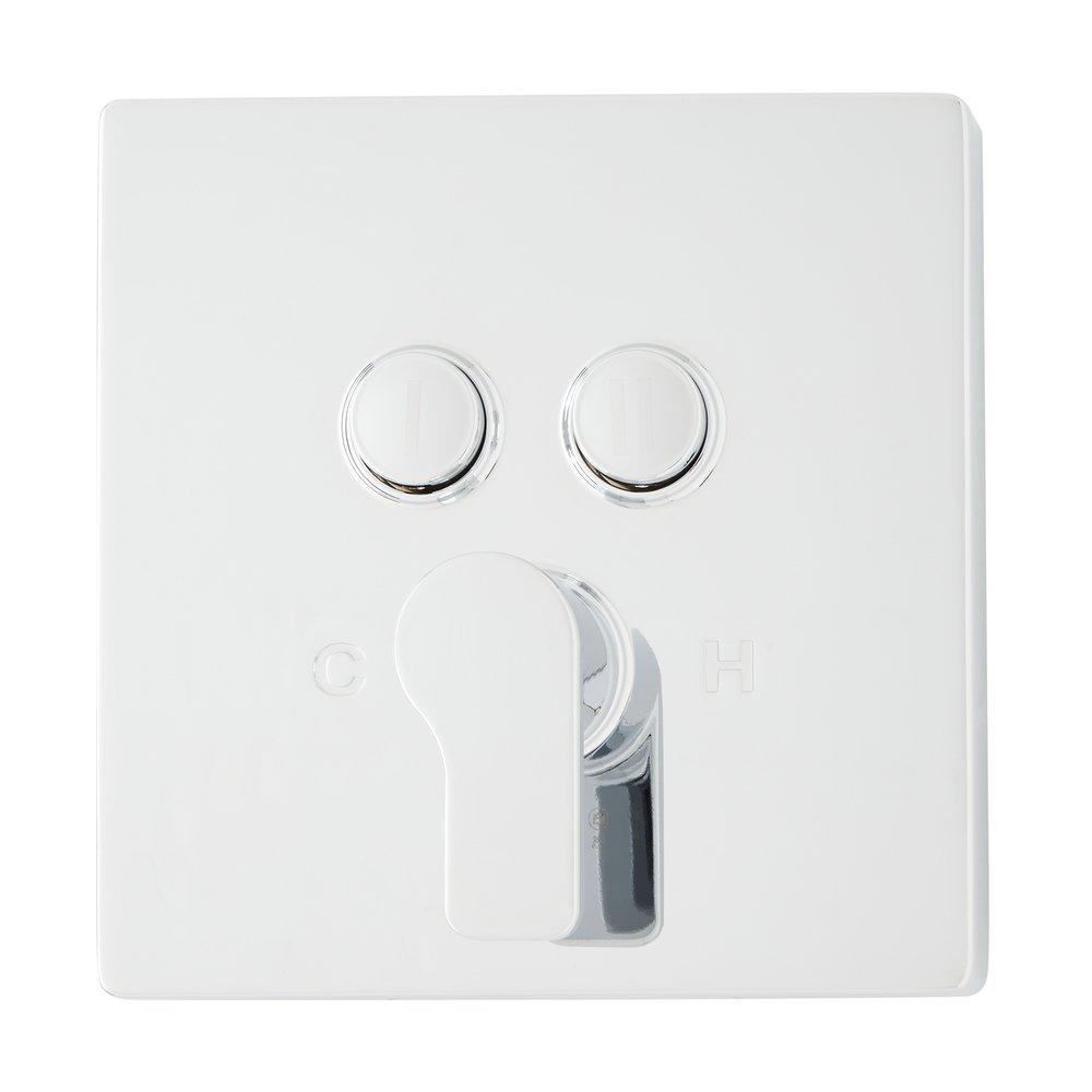 Single Handle Pressure Balancing Valve Trim Set in Polished Chrome - 1/2 in. Valve Included 