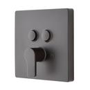 Single Handle Pressure Balancing Valve Trim Set in Matte Black - 1/2 in. Valve Included 