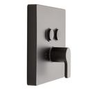 Signature Hardware Matte Black Single Handle Bathtub & Shower Faucet 