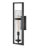 100W 1-Light 26 in. Outdoor Wall Sconce in Black