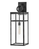 5W 1-Light 29 in. Outdoor Wall Sconce in Aged Zinc