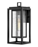 5W 1-Light 16 in. Outdoor Wall Sconce in Black