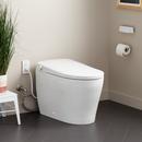 1.0 gpf Elongated One Piece Toilet in White - Bidet Seat Included