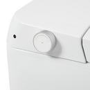 1.0 gpf Elongated One Piece Toilet in White - Bidet Seat Included 