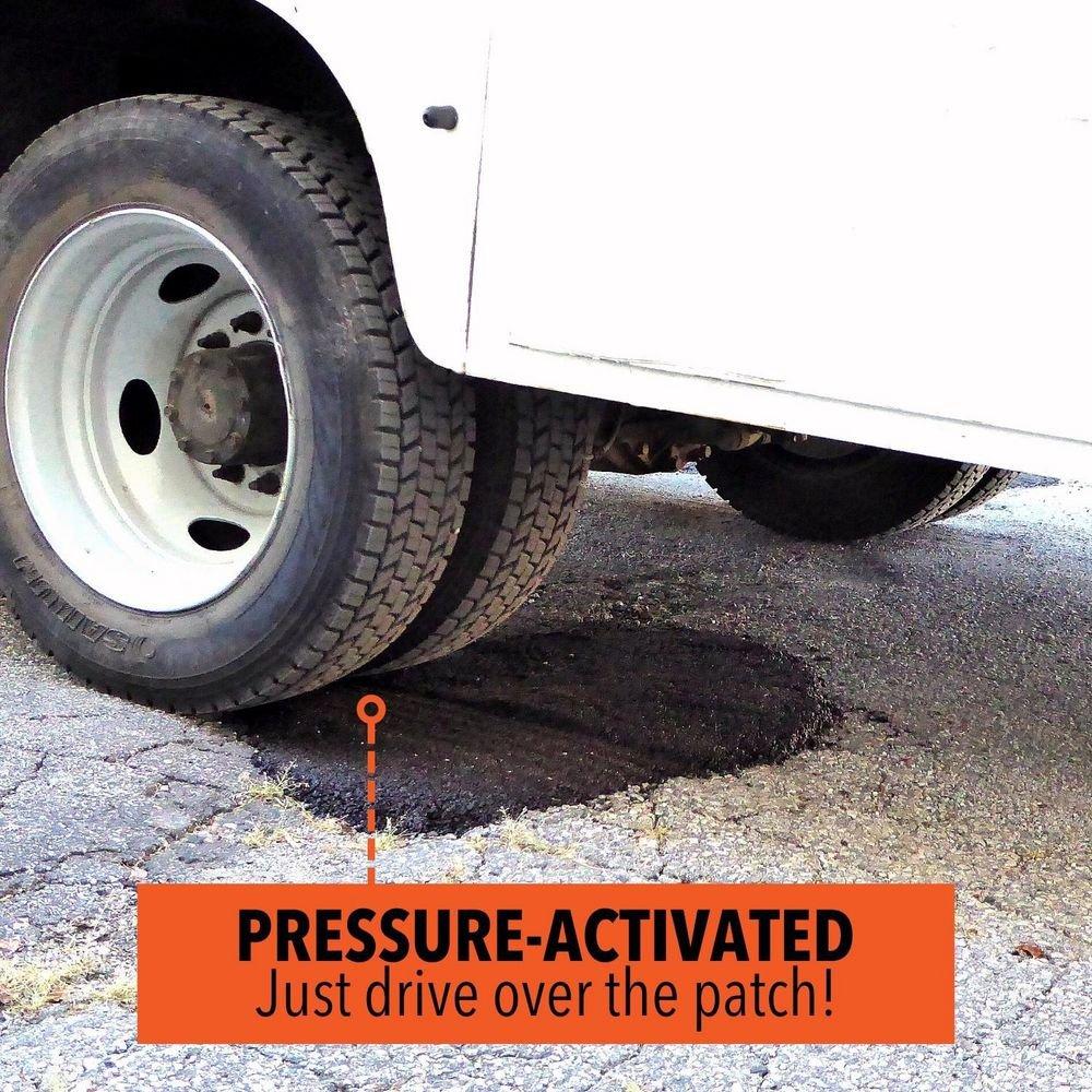 Perma-Patch Black Asphalt, Cement and Concrete Fine Mix Bag Container Pavement Repair Patch in Black 