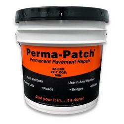 50 lb. Asphalt, Cement and Concrete Fine Mix Pail Container Pavement Repair Patch in Black