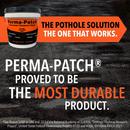 Perma-Patch Black Asphalt, Cement and Concrete Fine Mix Pail Container Pavement Repair Patch in Black 