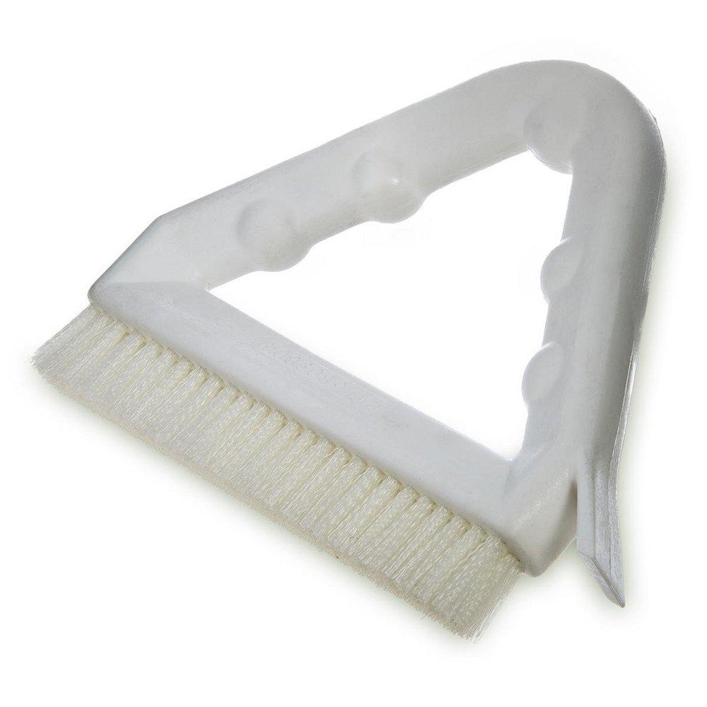 Carlisle White 7 in. Polypropylene Grout Brush and Polyester Bristle in White 