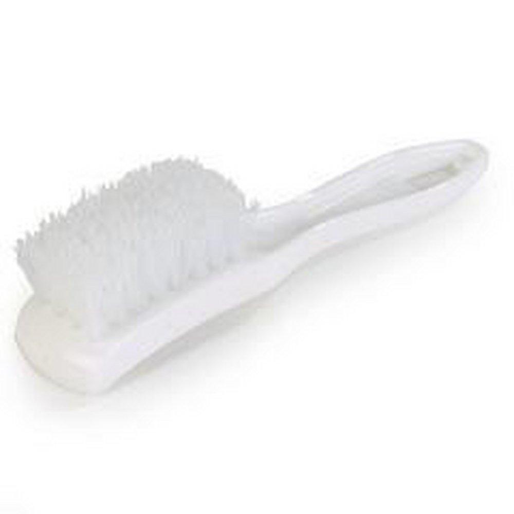 Carlisle White 1 in. Polybutylene Detail Brush in White 