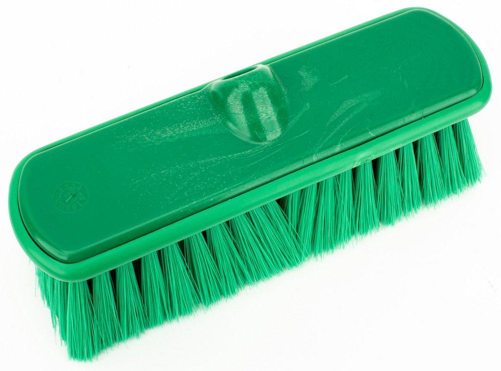 Carlisle Green Synthetic Brush with Flagged Bristles in Green 