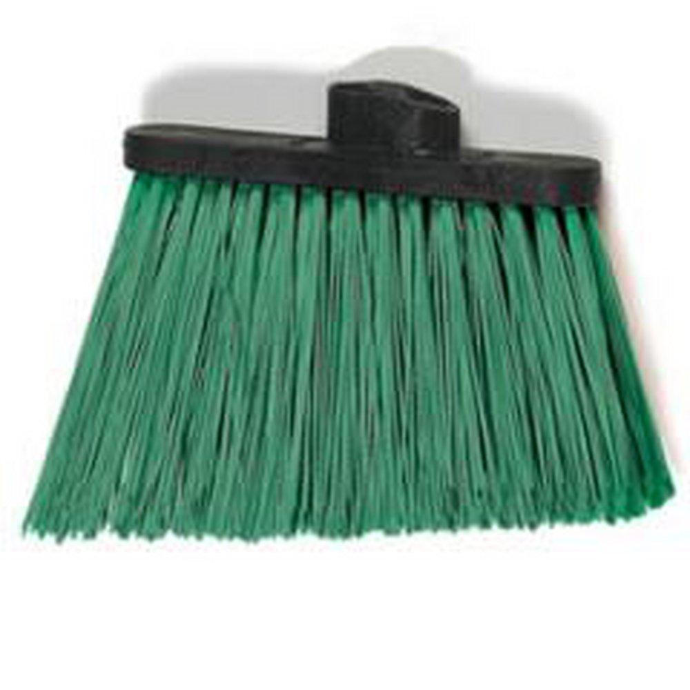Carlisle Green 12 x 2 in. Plastic Duo-Sweep Flagged Broom Head in Green 