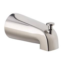 Diverter Slip-Fit Tub Spout in Brushed Nickel
