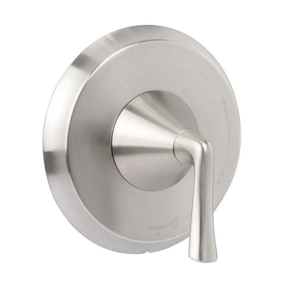 Single Handle Pressure Balancing Valve Trim in Brushed Nickel 