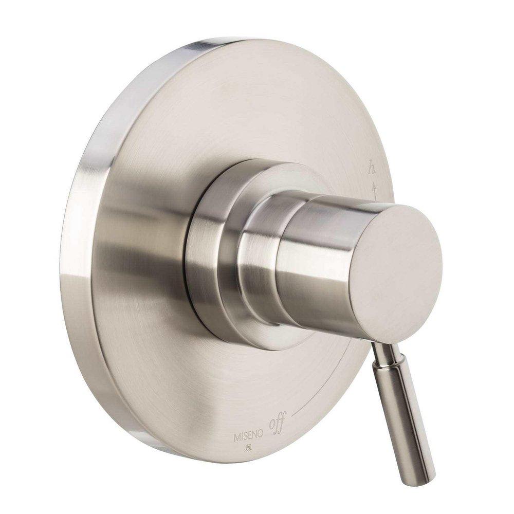 Single Handle Pressure Balancing Valve Trim in Brushed Nickel 