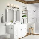 Design House Solid White 49 x 22 in. Single Bowl Stone Vanity Top 