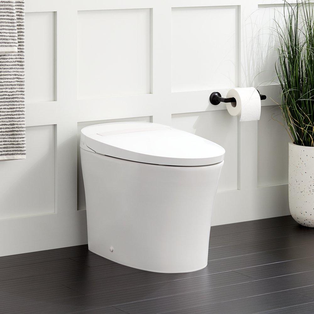 1.28 gpf Elongated One Piece Toilet in White 