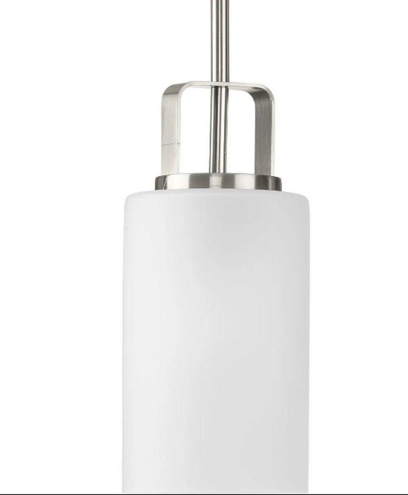 Progress Lighting Brushed Nickel 100W 1-Light Medium E-26 Incandescent Pendant Light 