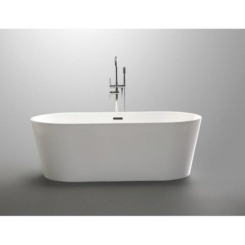 67X32 CNTR ACR FS OVAL BATH WHIT 