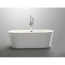 67X32 CNTR ACR FS OVAL BATH WHIT 