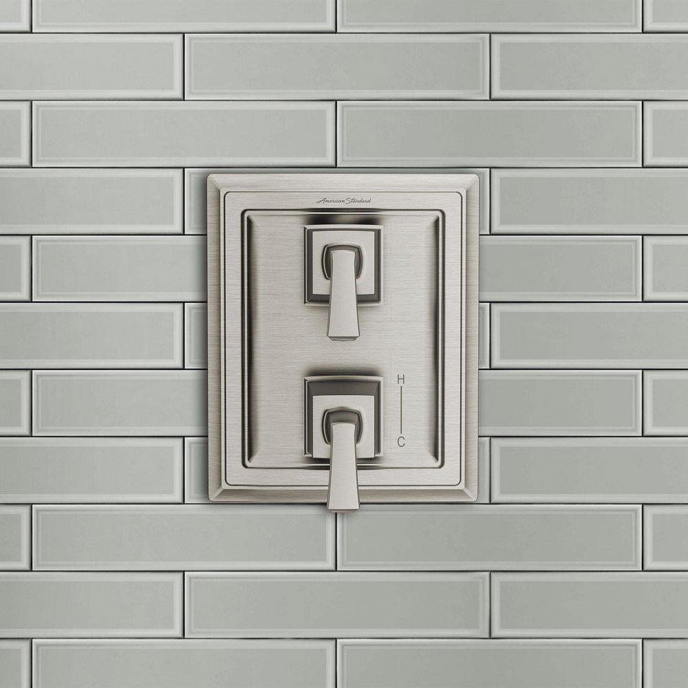 American Standard Brushed Nickel Two Handle Multi Function Bathtub & Shower Faucet (Trim Only) 