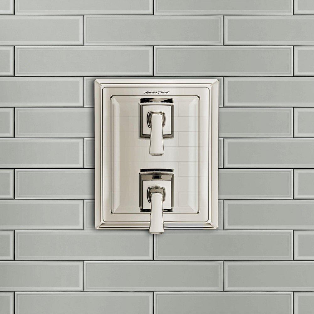 American Standard Polished Nickel Two Handle Bathtub & Shower Faucet (Trim Only) 