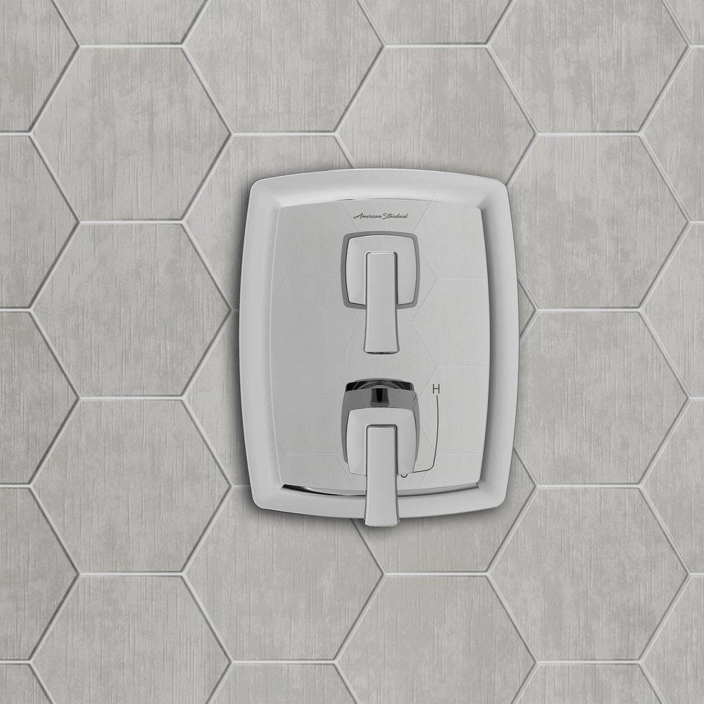 American Standard Polished Chrome Two Handle Bathtub & Shower Faucet (Trim Only) 