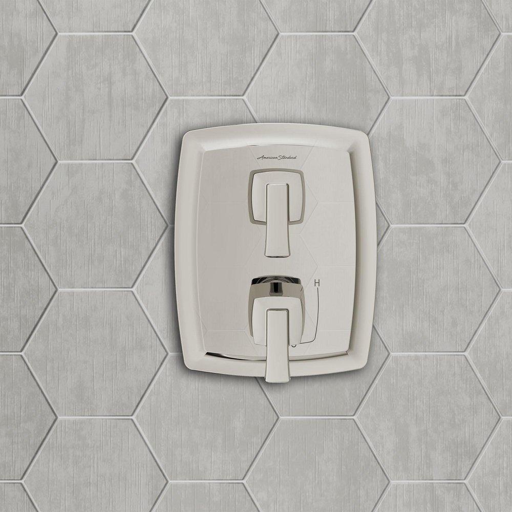 American Standard Polished Nickel Two Handle Bathtub & Shower Faucet (Trim Only) 