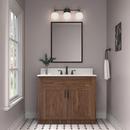 3-Light Vanity Fixture in Matte Black/Modern Gold 