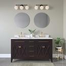 3-Light Vanity Fixture in Matte Black/Modern Gold 