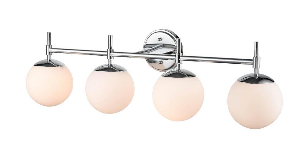 4-Light Vanity Fixture in Chrome 
