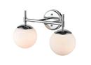 2-Light Vanity Fixture in Chrome 