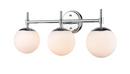 3-Light Vanity Fixture in Chrome