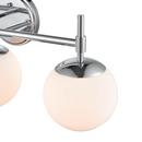 3-Light Vanity Fixture in Chrome 