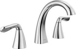 Two Handle Widespread Bathroom Sink Faucet in Chrome