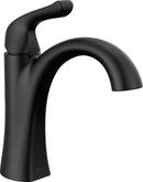 Single Handle Centerset Bathroom Sink Faucet in Matte Black