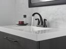 Two Handle Centerset Bathroom Sink Faucet in Matte Black 