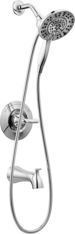 Single Handle Multi Function Bathtub & Shower Faucet in Chrome (Trim Only)
