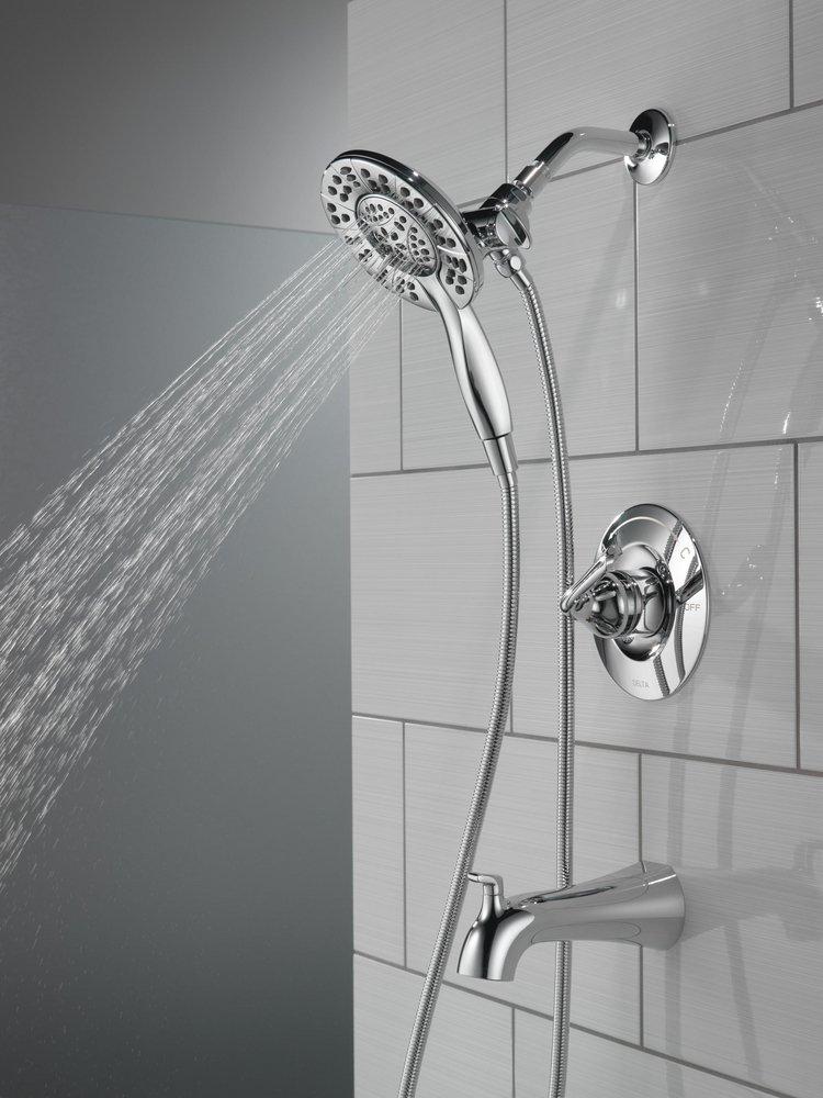 Single Handle Multi Function Bathtub & Shower Faucet in Chrome (Trim Only) 